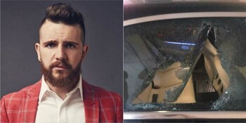 El orador fue asaltado metros adelante del Aeropuerto Intrenacional Benito Juárez en la Ciudad de México, rompieron las ventanas del auto y les quitaron sus pertenecias, cuando viajaba con su esposa y su chofer Foto: Twitter