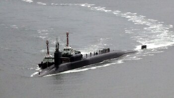 El USS Michigan, un submarino
