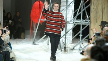El diseñador belga Raf Simons,