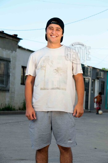 Germán Fernández (23). Cuando era