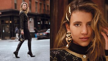 Hebillas en el pelo. “Se