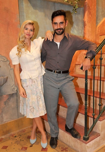 Heredia con Eugenia “la China”