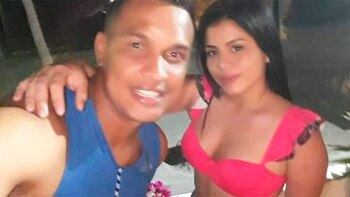 David Gutiérrez y su expareja