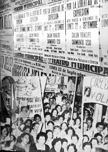 Miles de mujeres se congregaron