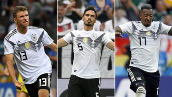Thomas Müller, Hummels y Boateng