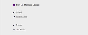 También estos países del espacio Schengen