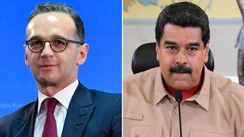 Heiko Maas y Nicolás Maduro