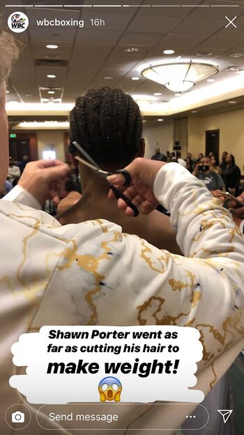 “Porter se está cortando el