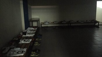 Así lucieron los camarinos previo al encuentro entre Zulia y Caracas por la séptima fecha del Torneo Apertura (Crédito: @Thomascl25)