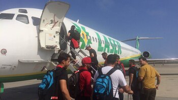 Caracas estuvo demorado cinco horas en el Aeropuerto Internacional La Chinita (Crédito: @Thomascl25)