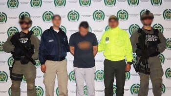 Autoridades colombianas con “Zeus”, proveedor de