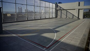 La terraza de la secundaria