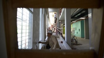 Continúan las obras en los