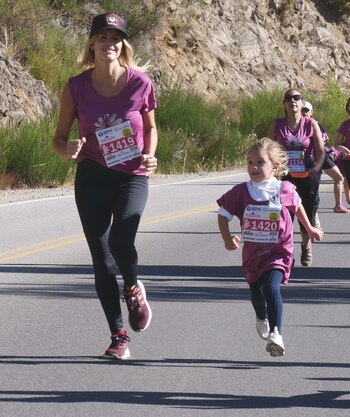 Mery y su hija Mila,