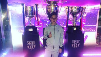 Agustín Messi, sobrino de Lionel,