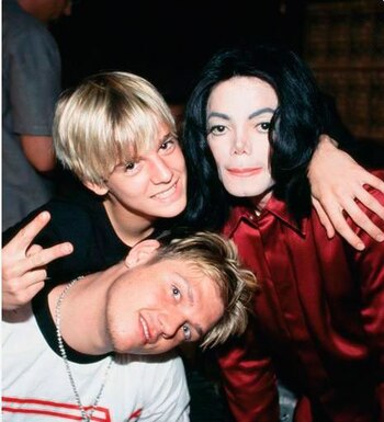 Aaron y Nick Carter eran