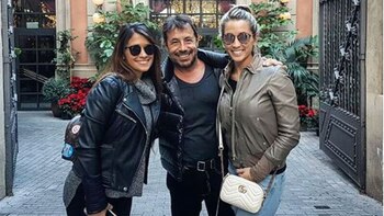 Antonela, Ricky y Sofía en