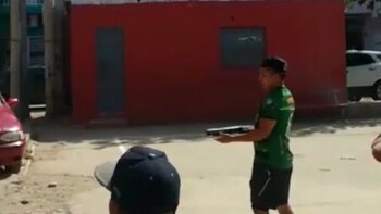 En las imágenes del funeral