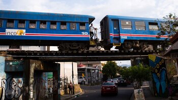 Un tren de dísel en