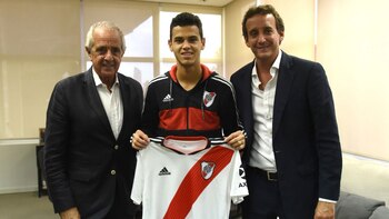 El presidente Rodolfo D’Onofrio y