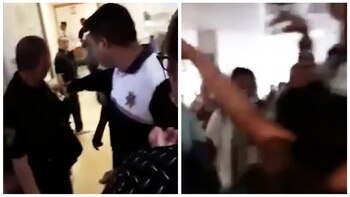 Una mujer empezó a convulsionarse