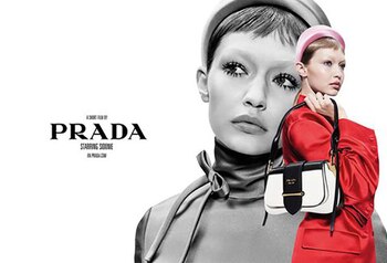 Prada 2019 con Gigi Hadid