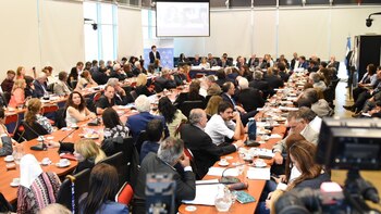 La sala donde se realizó