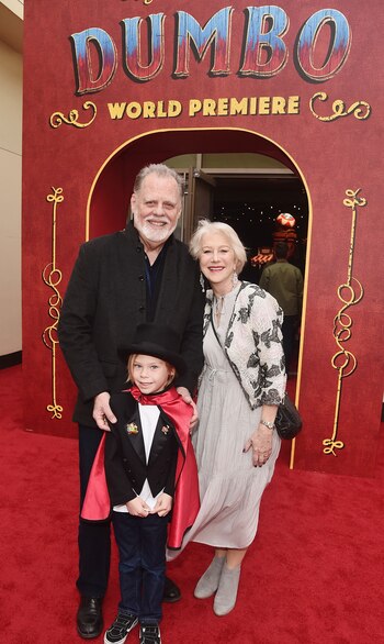 Helen Mirren en familia.