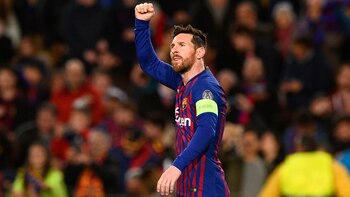 Barcelona’s Argentinian forward Lionel Messi