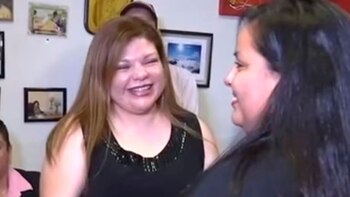 Las acompañó y apoyó el