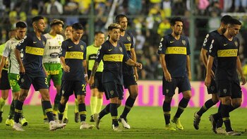 Los jugadores de Boca se