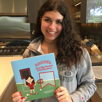 Rachel es jugadora de lacrosse