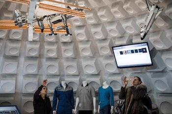 Una sala del cosmódromo dedicada