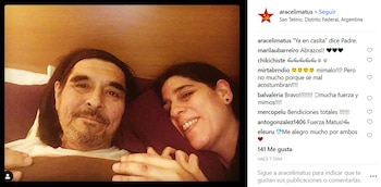 Fabián y su hija Araceli