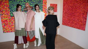 La prestigiosa diseñadora volvió a