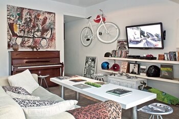 Este living cumple doble función