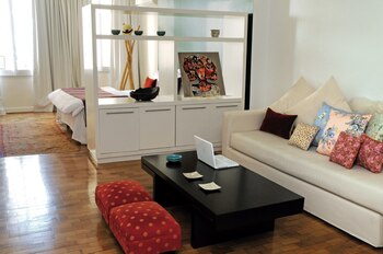 Otro living de doble función.