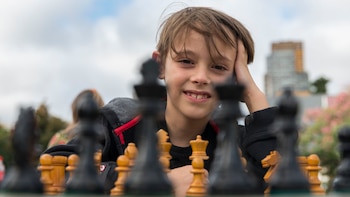 Ilan Schnaider, ocho años, apasionado