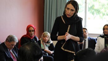Jacinda Ardern visitó a líderes