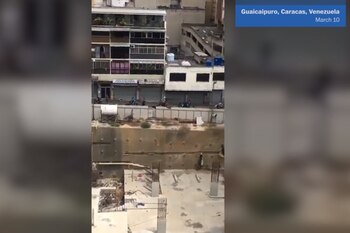 Un residente de Caracas, Venezuela