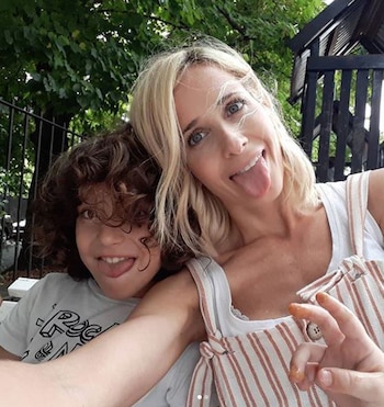 La modelo pasó un fin