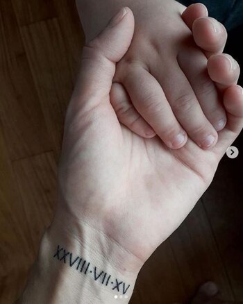 Julieta Prandi se tatuó las