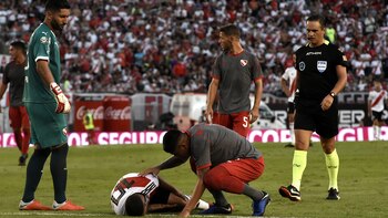 Quintero se lesionó en el