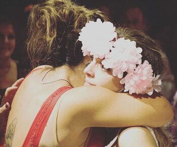 La imagen que publicó Gianinna,