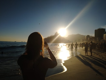 Un atardecer retratado con el