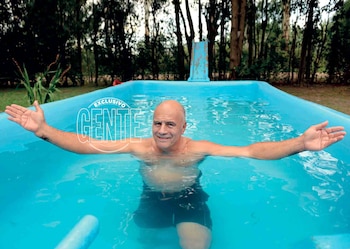 Luis Valor disfrutando de la