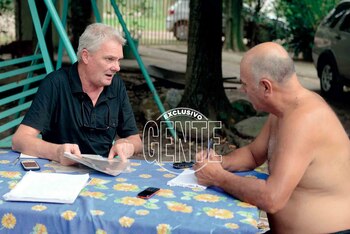 Durante la entrevista en el