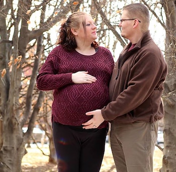 La pareja, en una sesión