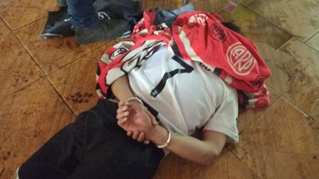 Villagra, tras ser detenido por