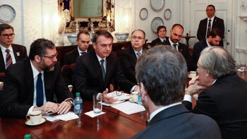 Jair Bolsonaro se reunió con